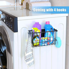 Magnetic metal basket storage rack, dryer ball holder, 2-piece set 07FC0E-D4 - KOEEK [3]
