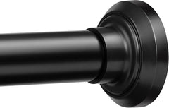 Matte black shower curtain rod, adjustable length (30 to 52 inches) 07FC0E-D4 - KOEEK [1]