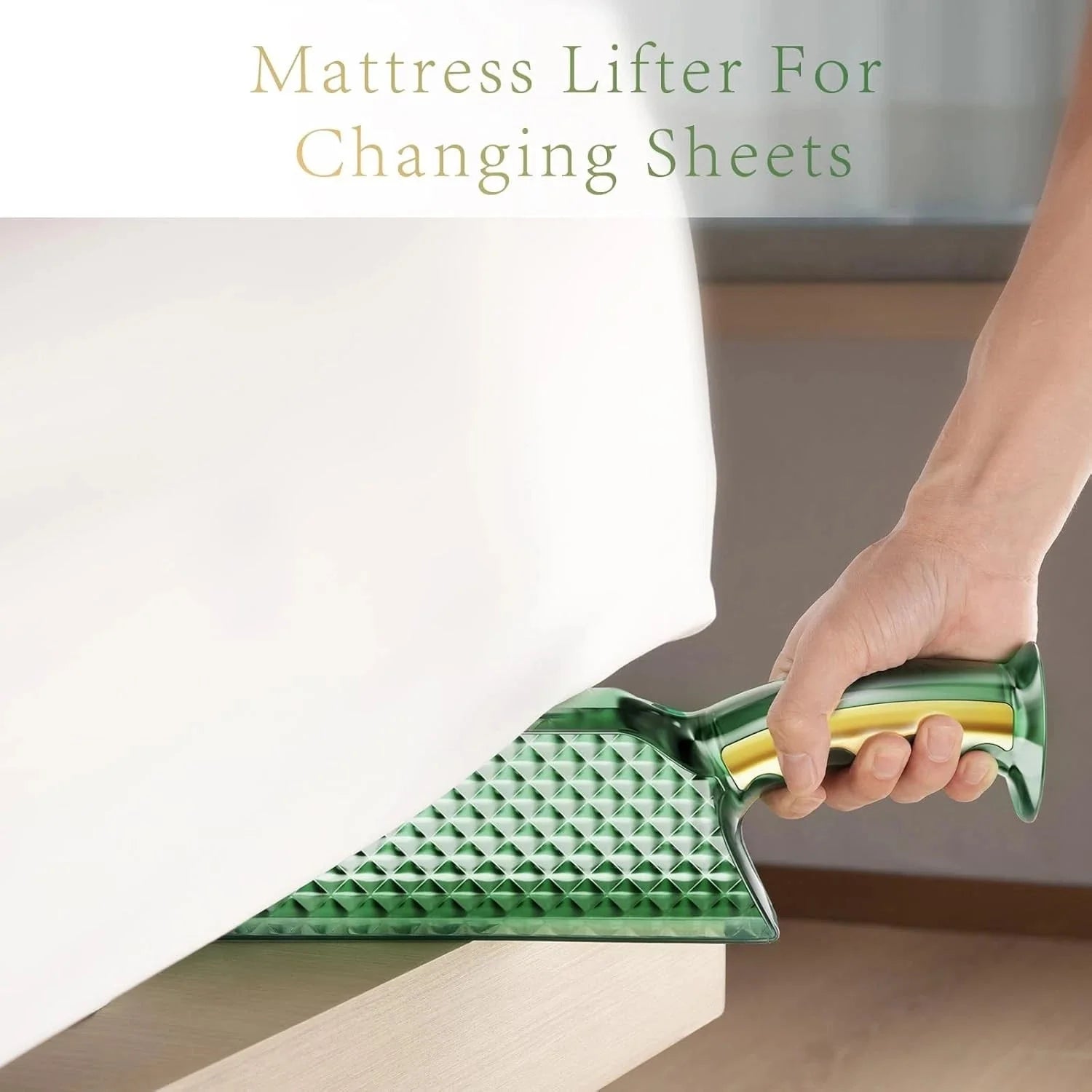 Mattress Lifting Wedge and Sheet Changing Tool - Mattress Lifter 07FC0E-D4 - KOEEK [2]