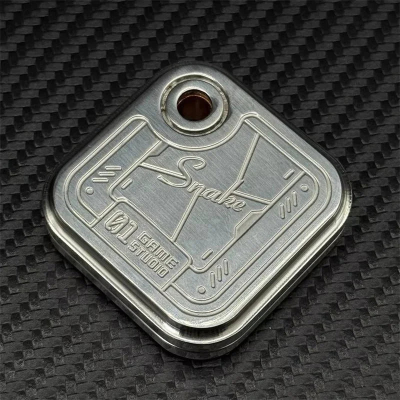 Maze Side-Push EDC Fidget Slider Stylish Stainless Steel Mechanical Fidget Toys 07FC0E-D4 - KOEEK [3]
