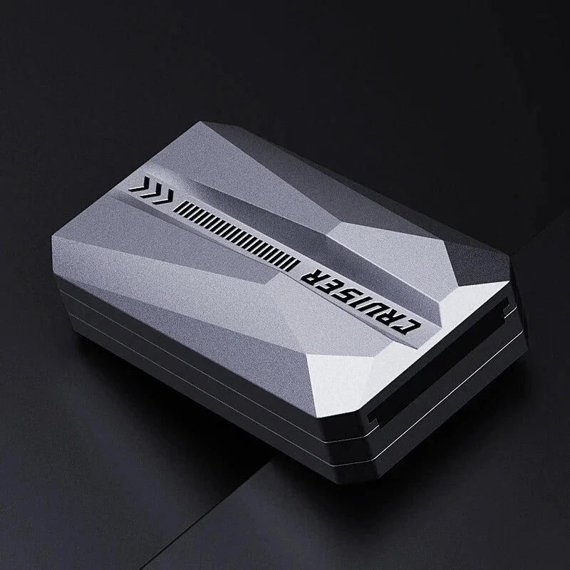 Mechanical Card-pushing Magnetic Slider Stainless Steel Fidget Men EDC Toys Gift 07FC0E-D4 - KOEEK [10]