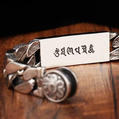 Mens Taotie Pixiu Bracelet Vintage Style Bold Chunky Mythical Beast Jewelry 07FC0E-D4 - KOEEK [1]