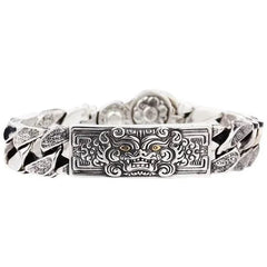 Mens Taotie Pixiu Bracelet Vintage Style Bold Chunky Mythical Beast Jewelry 07FC0E-D4 - KOEEK [4]