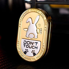 Metal EDC Fidget Slider Cartoon Rabbit Stress Relief Toy for ADHD Gifts for Men 07FC0E-D4 - KOEEK [4]