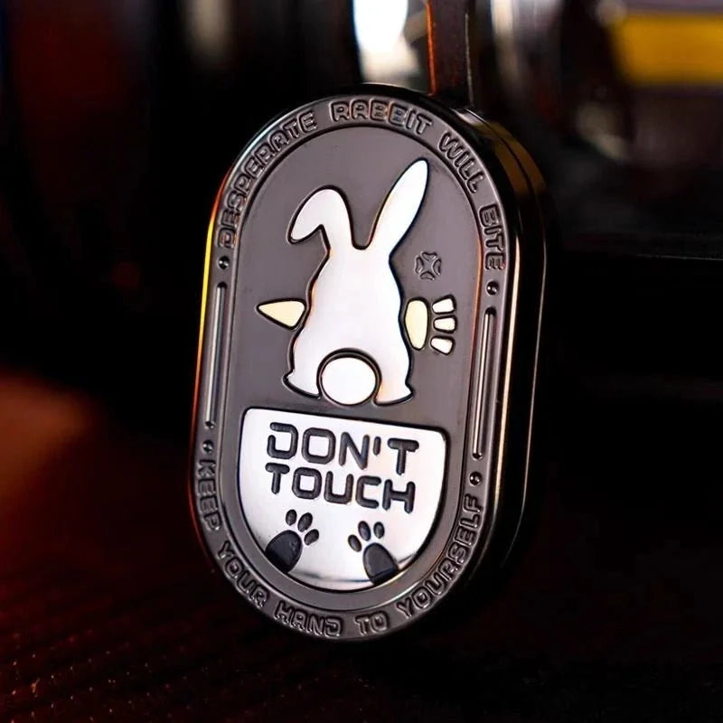 Metal EDC Fidget Slider Cartoon Rabbit Stress Relief Toy for ADHD Gifts for Men 07FC0E-D4 - KOEEK [5]