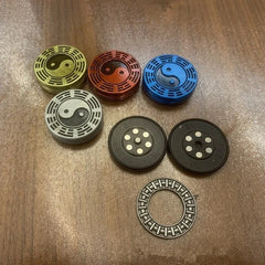 Metal Haptic Coins Adult Fidget EDC Toy ADHD Hand Spinner Stress Relief 07FC0E-D4 - KOEEK [2]