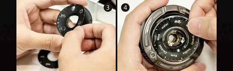 Metal Luminous Fidget Spinner Decompression toys Portable Finger Gyro Gift 07FC0E-D4 - KOEEK [5]