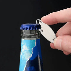 Mini Bottle Opener Knife Pocket Folding Knife Outdoor Camping Portable EDC Tool 07FC0E-D4 - KOEEK [4]