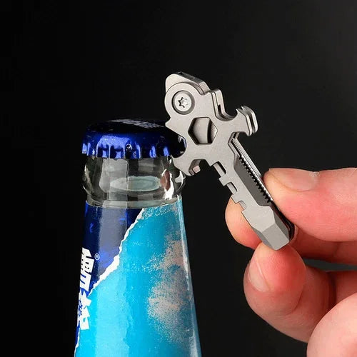 Mini EDC Titanium Folding Knife Pocket Outdoor Multi Tools Pendant Keychain 07FC0E-D4 - KOEEK [11]
