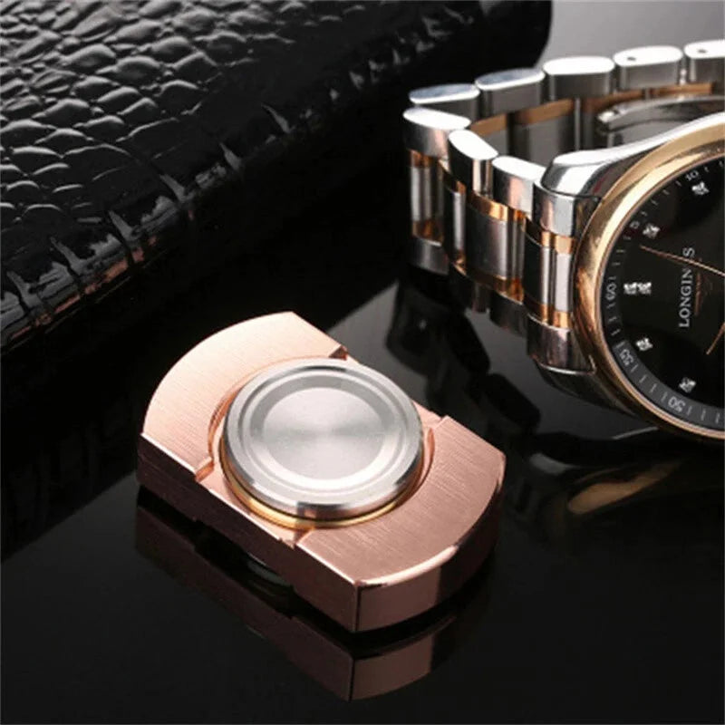 Mini Stainless Steel Fidget Spinner EDC Metal Hand Spinner Fidget Toys ADHD Tool 07FC0E-D4 - KOEEK [4]