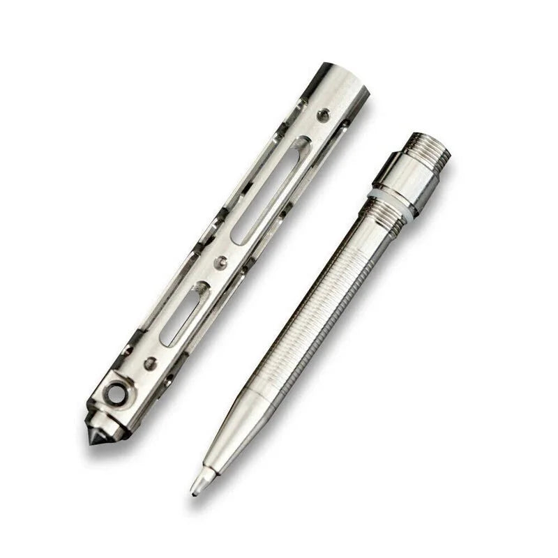 Mini Titanium Alloy keychain Ball Point Pen Signature Pen Outdoor Travel EDC 07FC0E-D4 - KOEEK [1]