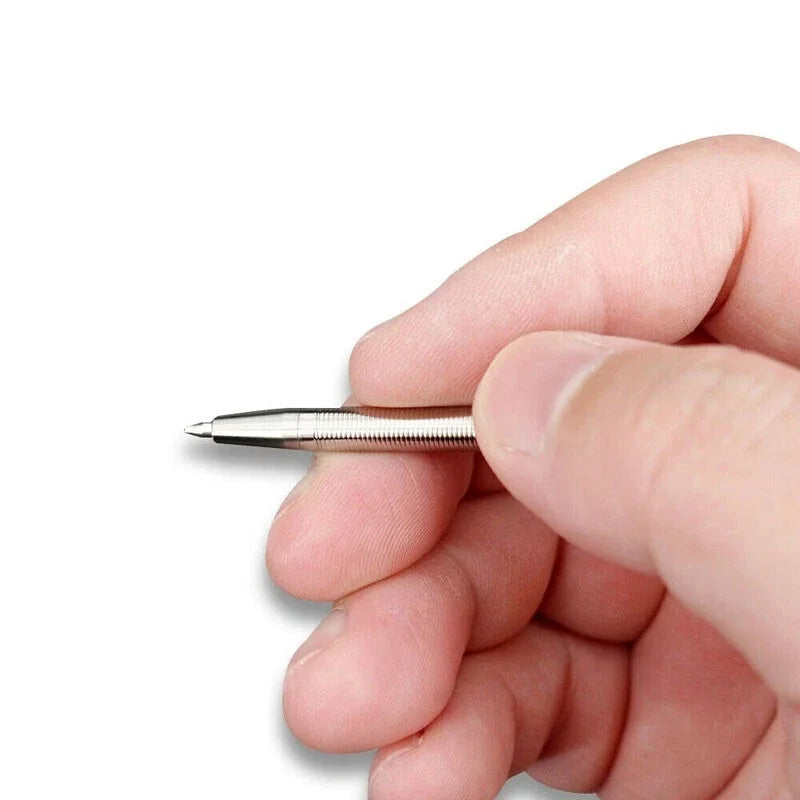 Mini Titanium Alloy keychain Ball Point Pen Signature Pen Outdoor Travel EDC 07FC0E-D4 - KOEEK [8]
