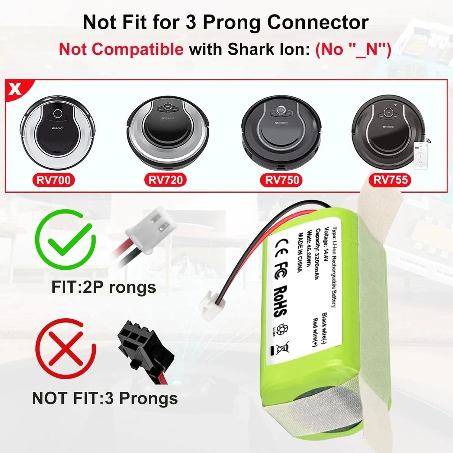 Model RVBAT850, suitable for two-prong plugs, not suitable for three-prong plugs 07FC0E-D4 - KOEEK [4]