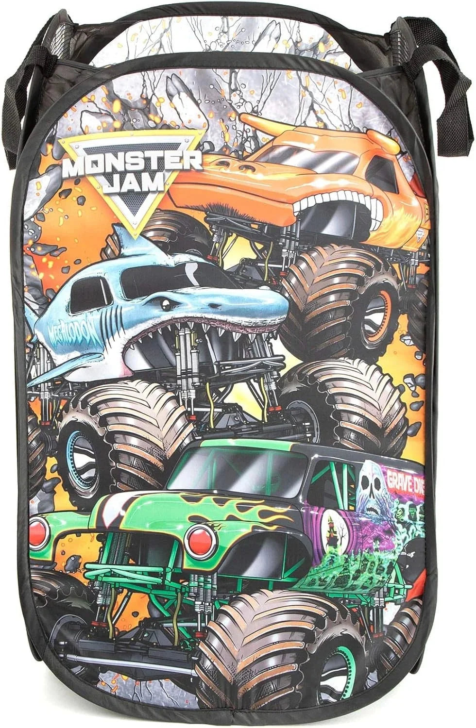 Monster Truck Carnival Dawn Pop-Up Gift Basket - With Durable Handle 07FC0E-D4 - KOEEK [1]