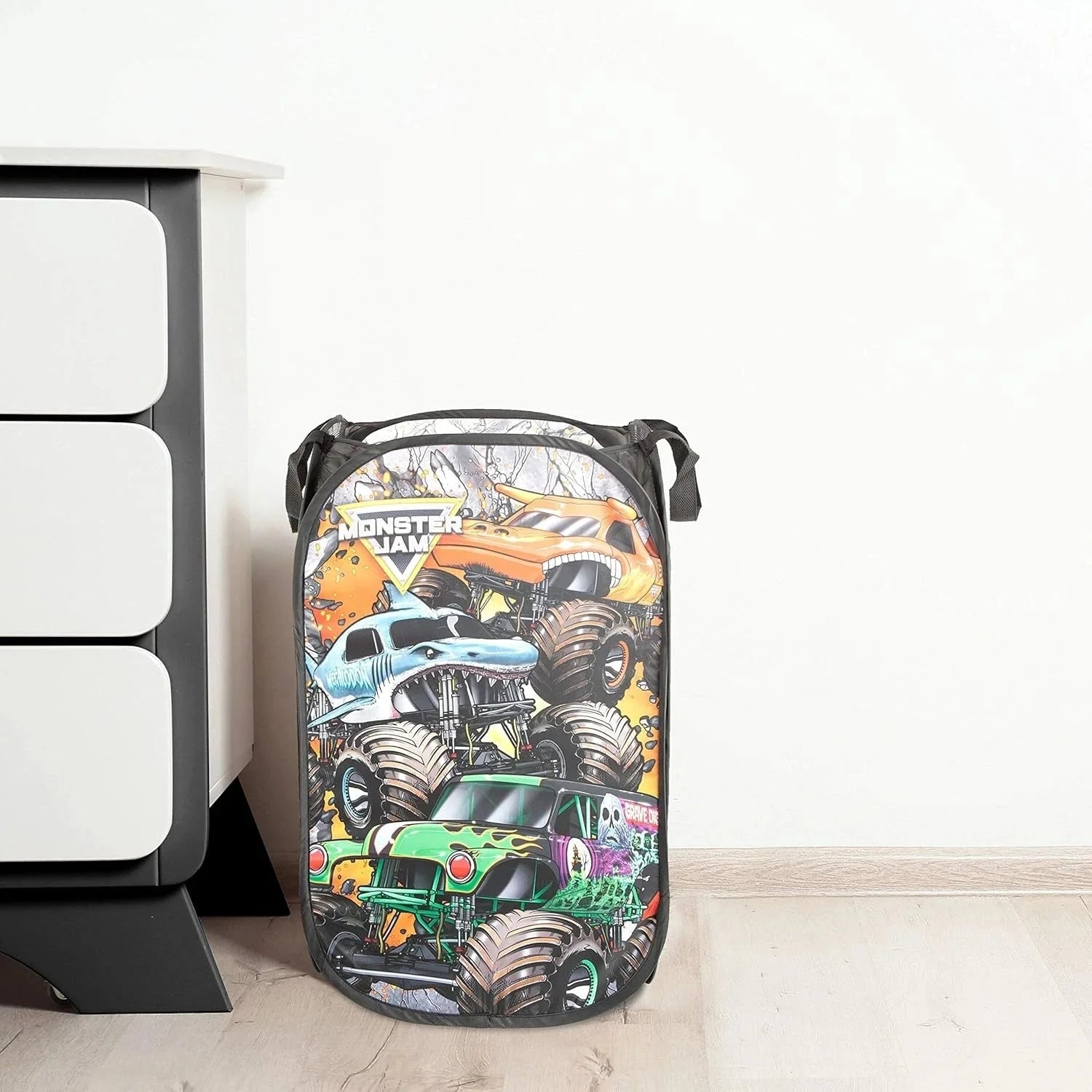 Monster Truck Carnival Dawn Pop-Up Gift Basket - With Durable Handle 07FC0E-D4 - KOEEK [4]
