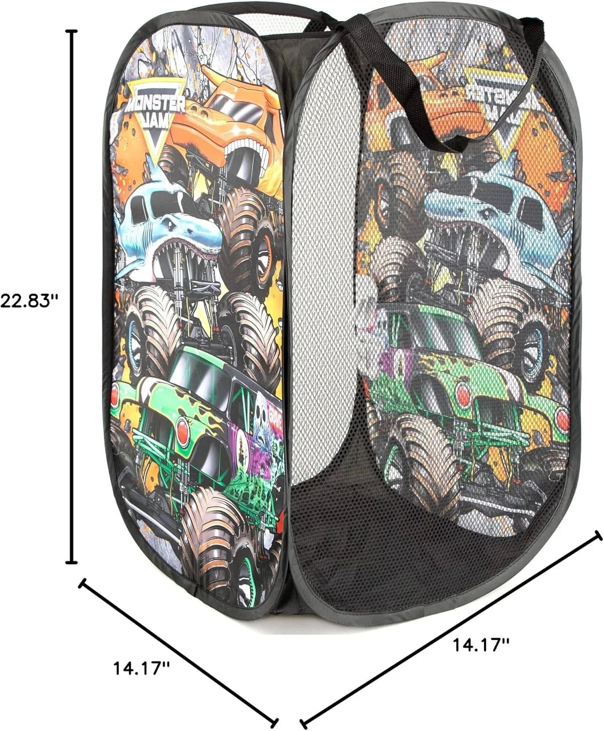 Monster Truck Carnival Dawn Pop-Up Gift Basket - With Durable Handle 07FC0E-D4 - KOEEK [6]