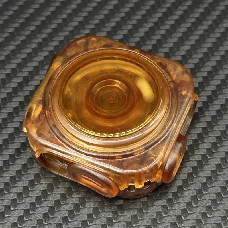Multi-functional EDC Fidget Toy - Amber Plastic Decompression Toy Fidget Clicker 07FC0E-D4 - KOEEK [6]