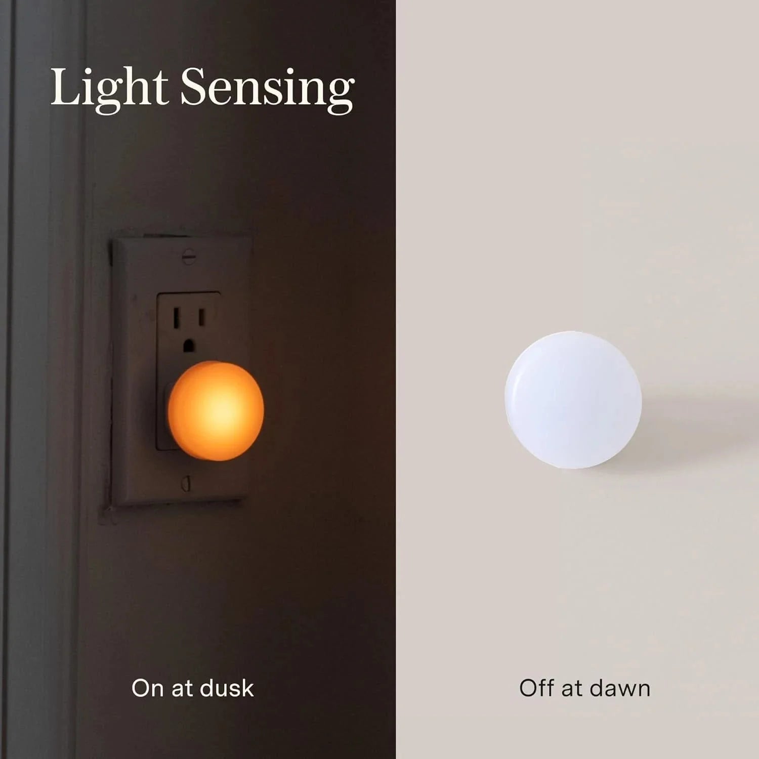 Night Light Wall Plug - 0.5W Socket Night Light - Warm Amber Glow 07FC0E-D4 - KOEEK [5]