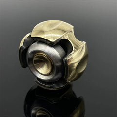 Noise Brass Fidget Spinner EDC Adult Metal Hand Spinner Fidget Toys ADHD Tool 07FC0E-D4 - KOEEK [4]