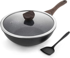 Non-Stick, Lidded, 12-Inch Sauté Pan and Frying Pan, For All Stoves, PFOA-Free 07FC0E-D4 - KOEEK [1]