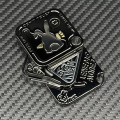 Novel Angry Rabbit EDC Fidget Slider Three-Layer Side Push Haptic Slider 07FC0E-D4 - KOEEK [4]