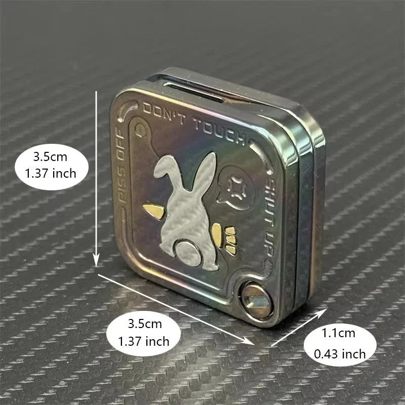 Novel Angry Rabbit EDC Fidget Slider Three-Layer Side Push Haptic Slider 07FC0E-D4 - KOEEK [5]