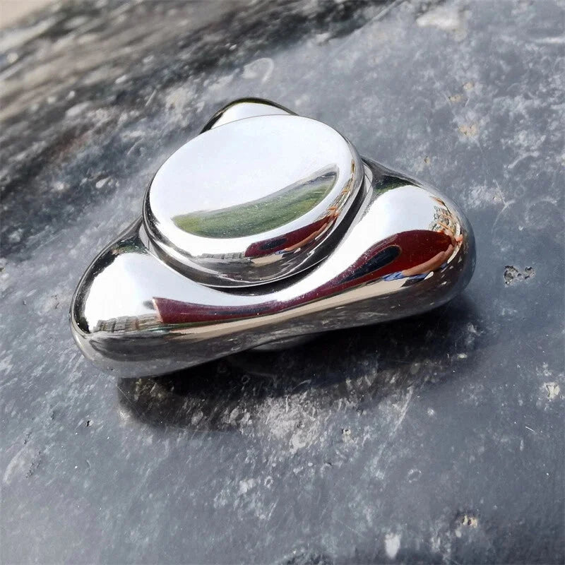 Novel Stainless Steel Fidget Spinner EDC Adult Fidget Toy ADHD Stress Relief Toy 07FC0E-D4 - KOEEK [8]
