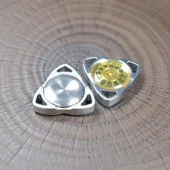Novel and Simple EDC Hand Spinner Fashion Metal Fidget Spinner Stress Relief Toy 07FC0E-D4 - KOEEK [2]