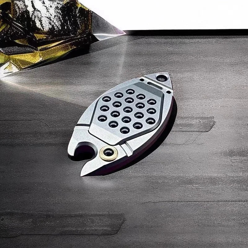 Outdoor EDC Fidget Toy Creative Bubble Fish Fidget Spinner Adult Stress Relief 07FC0E-D4 - KOEEK [6]