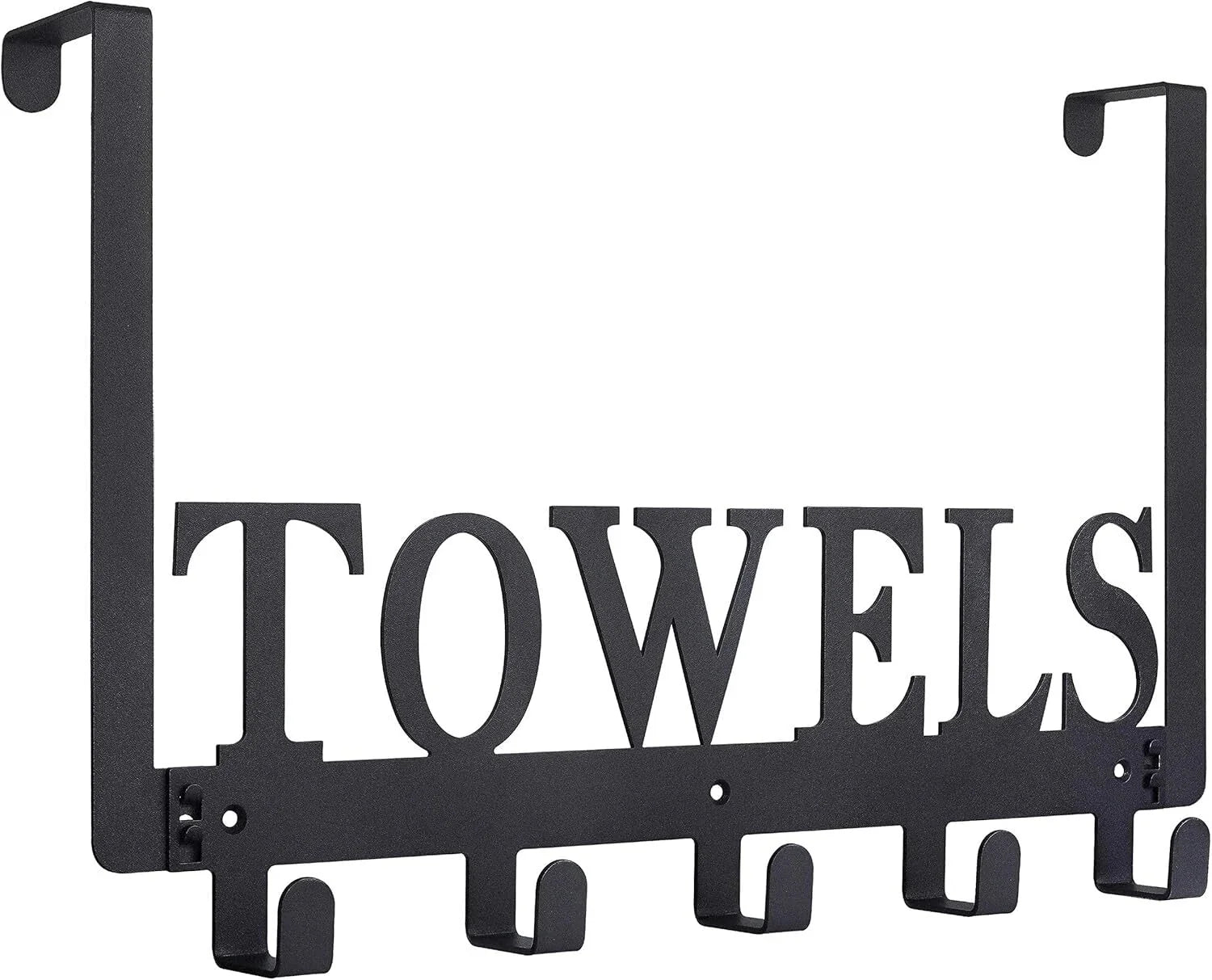 Over The Door Hooks, Towel Holder for Bathroom,Door Mount Towel Rack for Bedroom 07FC0E-D4 - KOEEK [2]