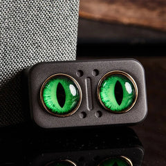 Owl Push Slider Fidget Slider Toy Adult Metal Fidget Toy Finger Push Spin EDC 07FC0E-D4 - KOEEK [2]