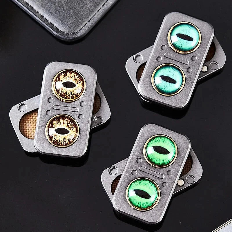 Owl Push Slider Fidget Slider Toy Adult Metal Fidget Toy Finger Push Spin EDC 07FC0E-D4 - KOEEK [3]
