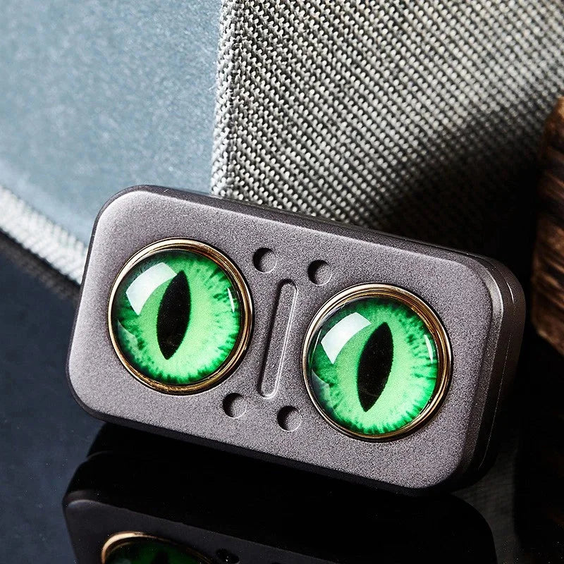 Owl Push Slider Fidget Slider Toy Adult Metal Fidget Toy Finger Push Spin EDC 07FC0E-D4 - KOEEK [6]