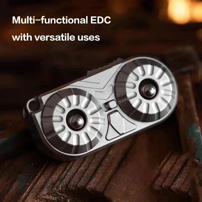 Owl Stainless Steel EDC Push Slider Fidget Toy, Anxiety Stress Relief 07FC0E-D4 - KOEEK [5]