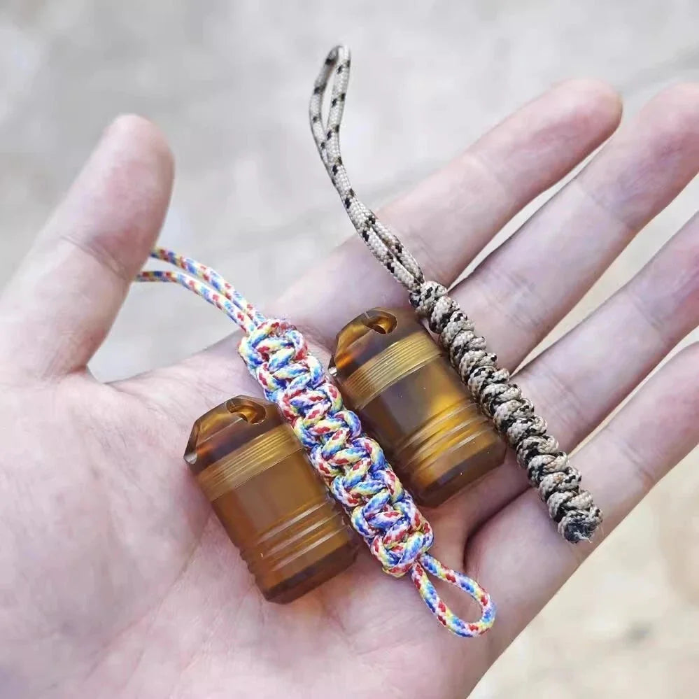 PEI Groud Waterproof Medicine Pill Bottles Necklace Pendants Pill Bottles Box 07FC0E-D4 - KOEEK [2]