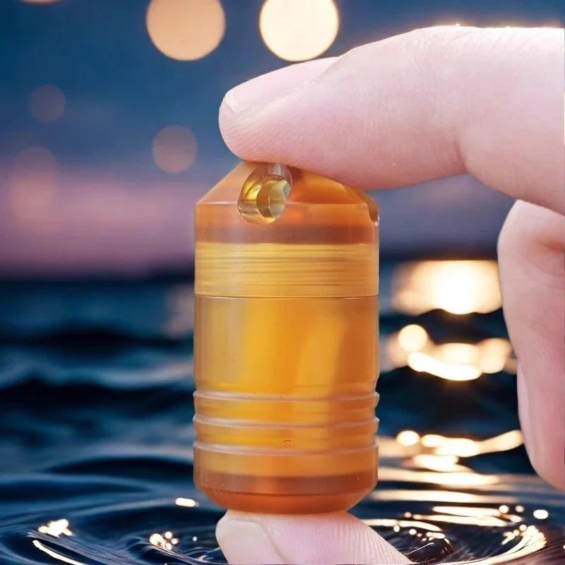 PEI Groud Waterproof Medicine Pill Bottles Necklace Pendants Pill Bottles Box 07FC0E-D4 - KOEEK [9]