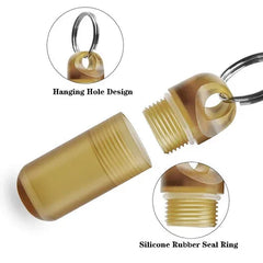 PEI ULTEM Pocket Waterproof Pill Case Holder Organizer Box Container Keychain 07FC0E-D4 - KOEEK [4]
