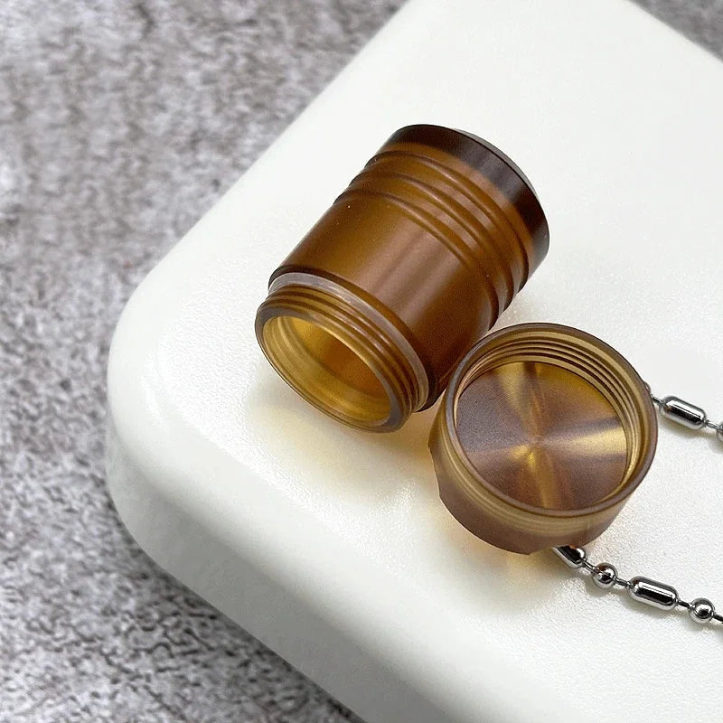PEI ULTEM Waterproof Pill Case Holder Organizer Box Container Necklace Keychain 07FC0E-D4 - KOEEK [3]