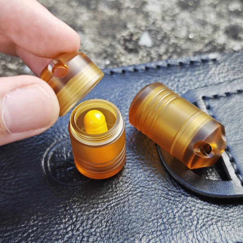 PEI ULTEM Waterproof Pill Case Holder Organizer Box Container Necklace Keychain 07FC0E-D4 - KOEEK [5]