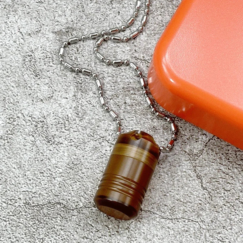 PEI ULTEM Waterproof Pill Case Holder Organizer Box Container Necklace Keychain 07FC0E-D4 - KOEEK [8]