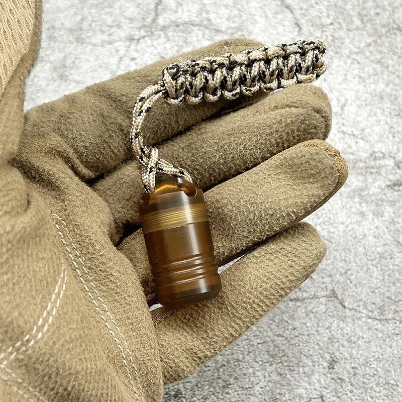 PEI ULTEM Waterproof Pill Case Holder Organizer Box Container Necklace Keychain 07FC0E-D4 - KOEEK [9]