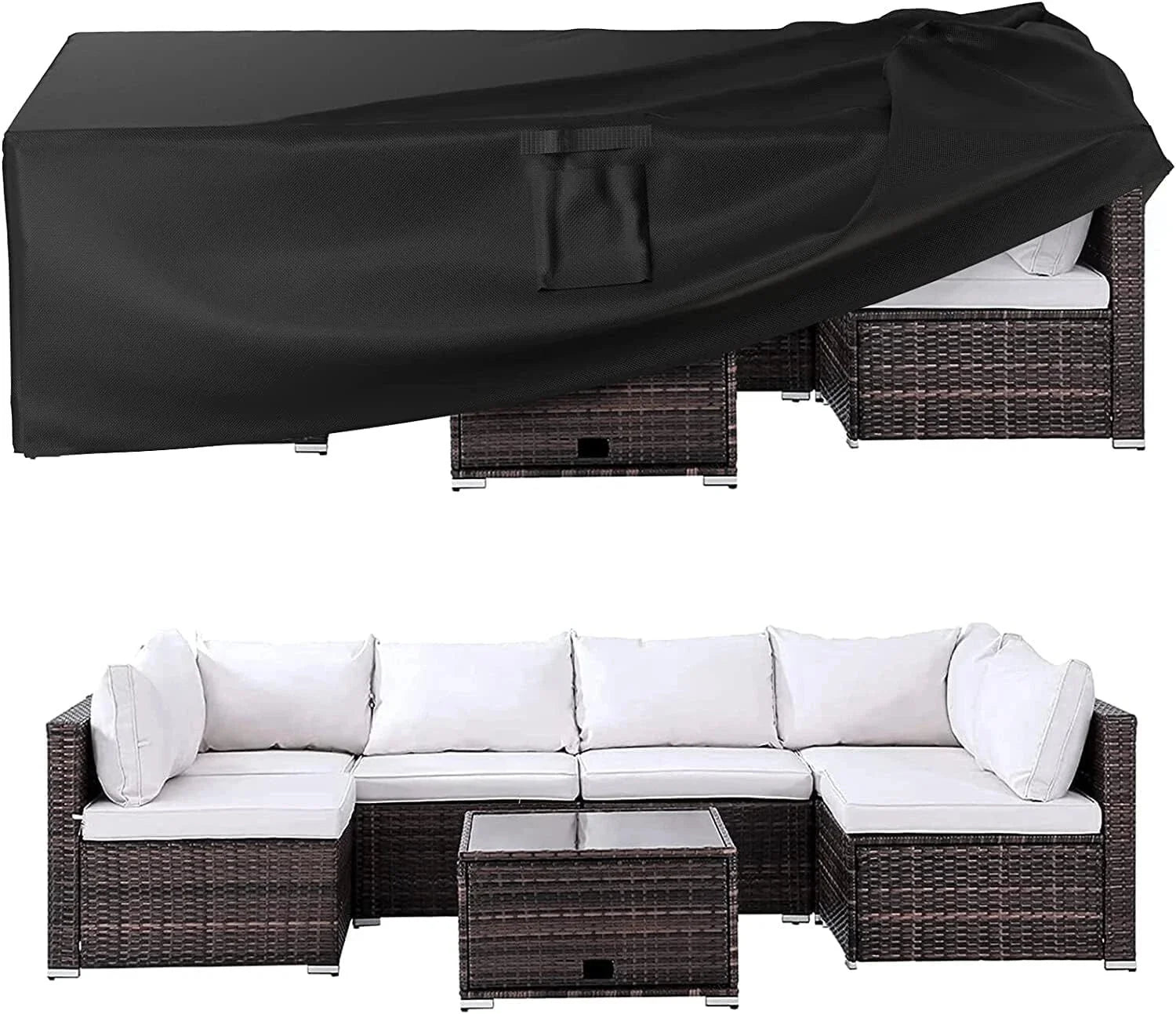Patio Furniture Cover, Waterproof Furniture Cover, Outdoor Table and Chair Cover 07FC0E-D4 - KOEEK [1]