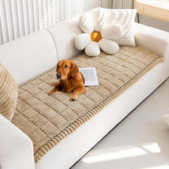 Pet sofa cover, suitable for dogs (brown, 27.6 inches x 70.9 inches) 07FC0E-D4 - KOEEK [1]