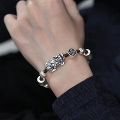 Pixiu Bracelet Men Women Wealth Charm Bracelet Feng Shui Beads Gift 07FC0E-D4 - KOEEK [3]