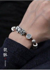 Pixiu Bracelet Men Women Wealth Charm Bracelet Feng Shui Beads Gift 07FC0E-D4 - KOEEK [4]