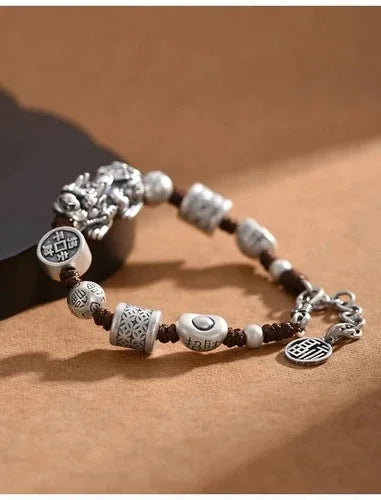 Pixiu Bracelet Men Women Wealth Charm Bracelet Feng Shui Beads Gift 07FC0E-D4 - KOEEK [7]