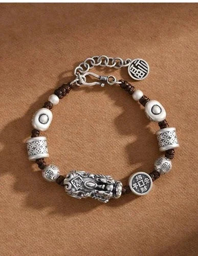 Pixiu Bracelet Men Women Wealth Charm Bracelet Feng Shui Beads Gift 07FC0E-D4 - KOEEK [8]