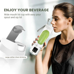 Portable Personal Electric USB Juicer, 500ml Mini Blender 07FC0E-D4 - KOEEK [3]