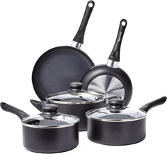 ProductsNon-Stick Cookware 8-Piece Set, Includes Cookware, Black 07FC0E-D4 - KOEEK [1]