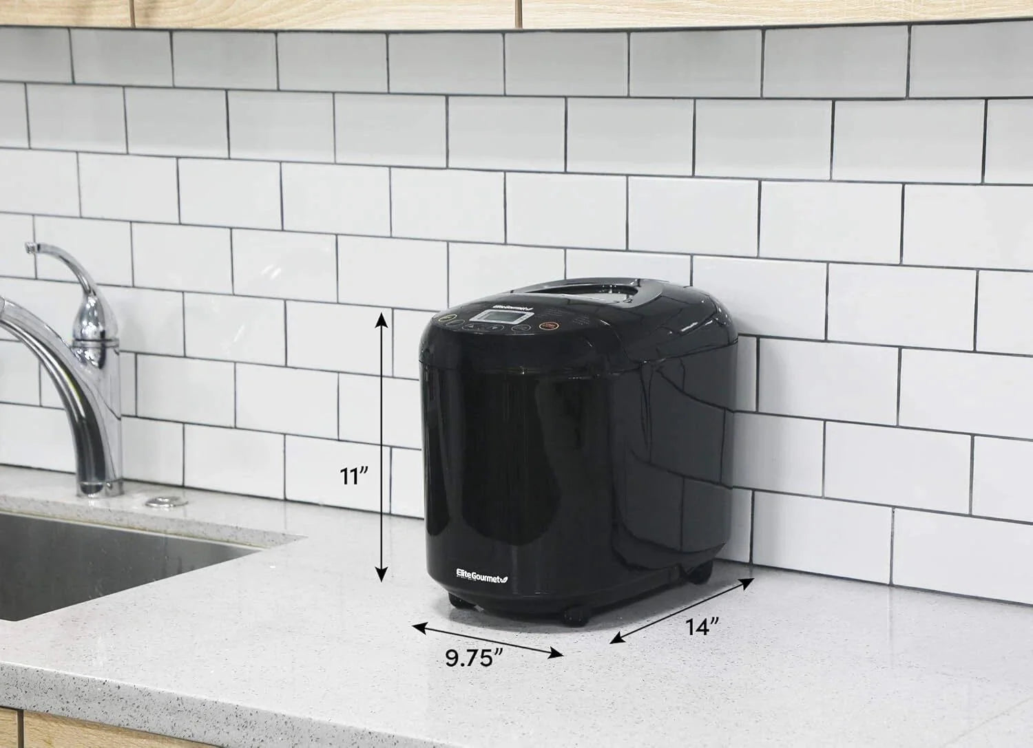 Programmable Toaster 3 Bread Sizes, 19 Menu Functions, 2 lbs, Black 07FC0E-D4 - KOEEK [8]